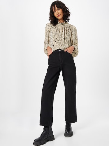 Monki Wide Leg Jeans in Schwarz