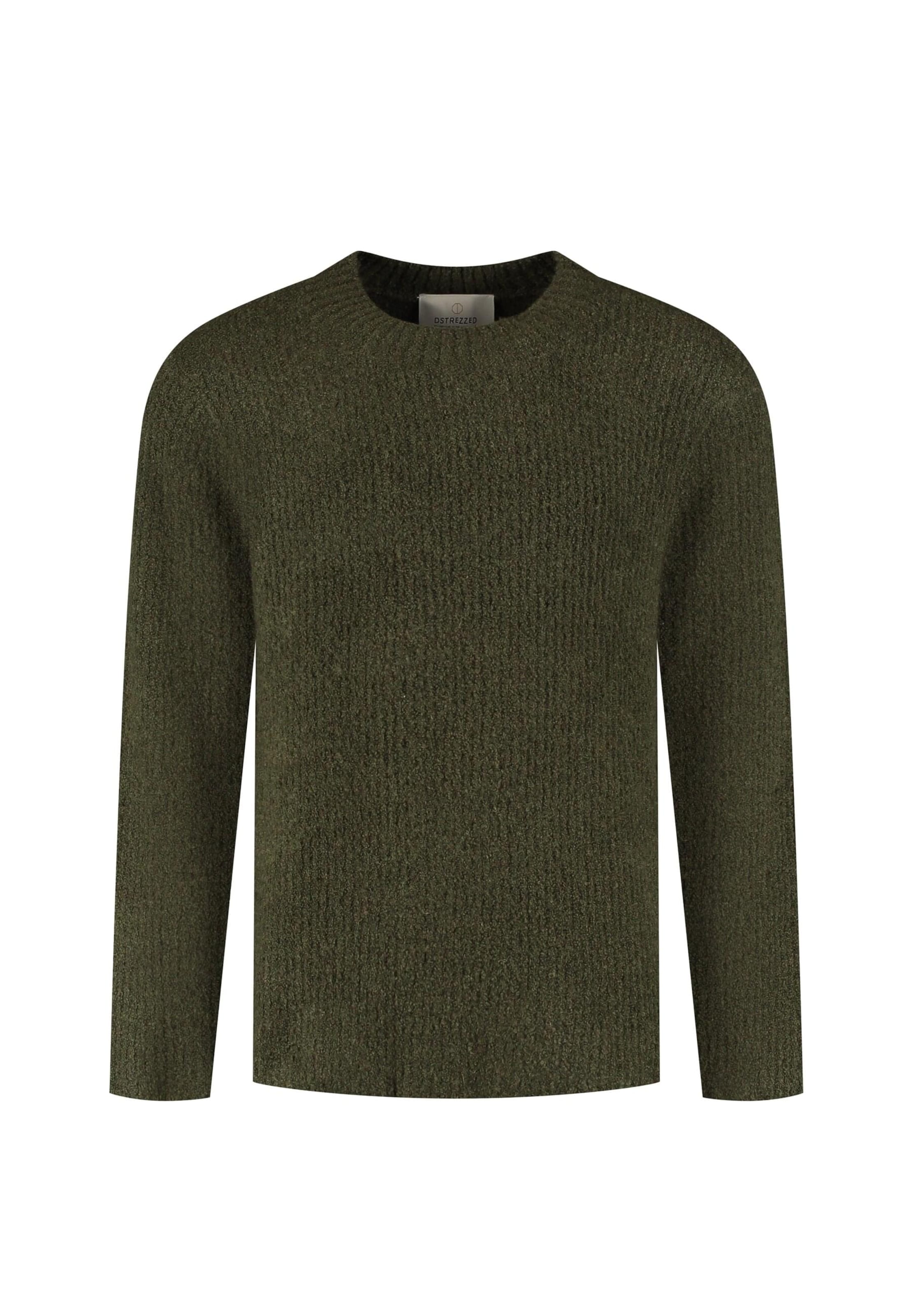 Dstrezzed Sweater 'Quint Mock' in Green: front