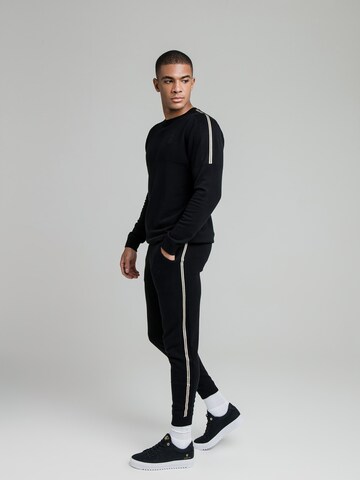 SikSilk Sweatshirt 'Infinity' in Black