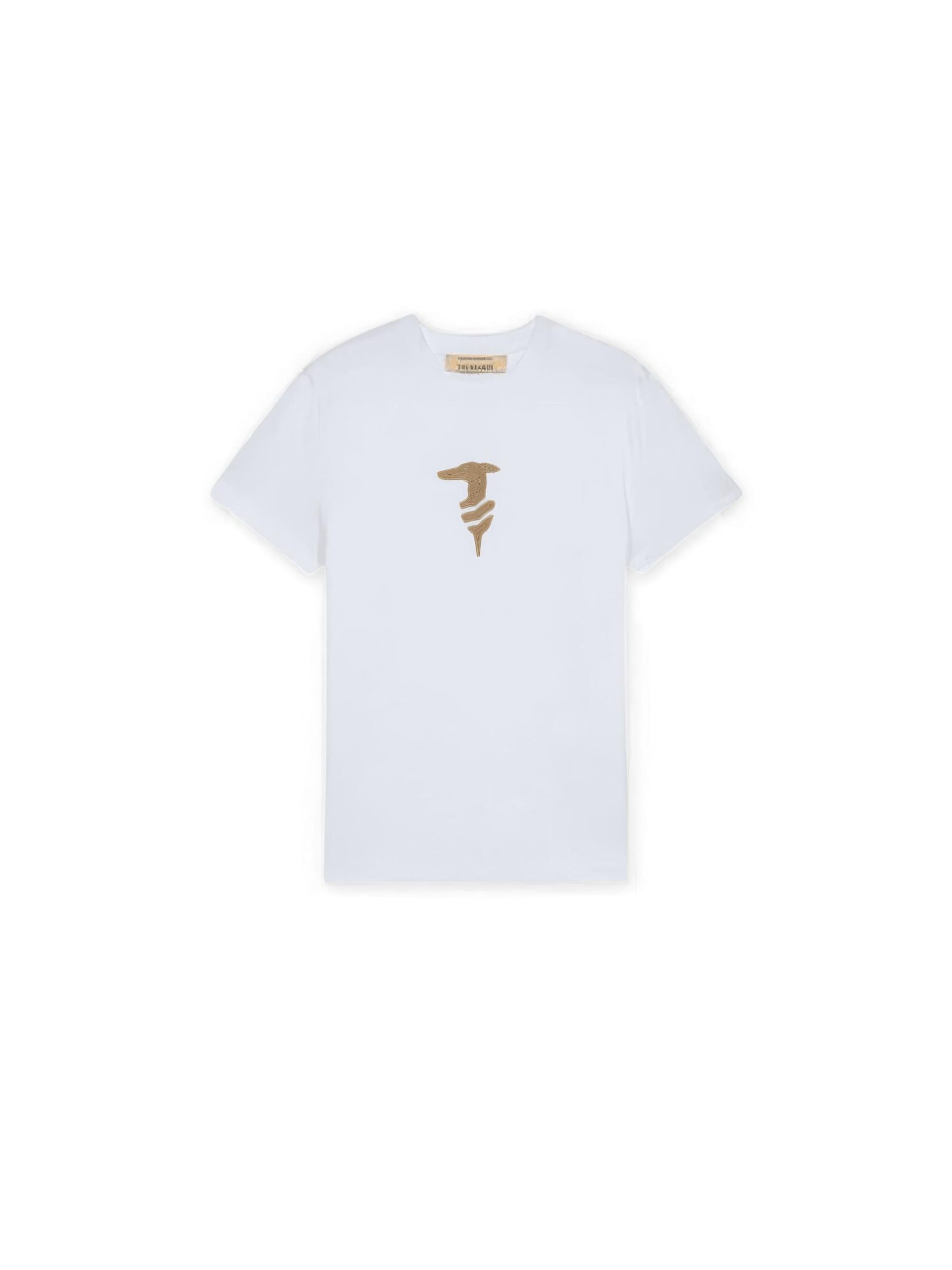 Maglia trikot di Trussardi in bianco: frontale