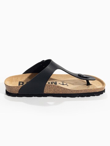 Bayton T-bar sandals 'Mercure' in Black