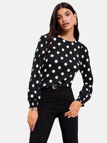 Friends Like These Bluse in Schwarz: Vorderseite