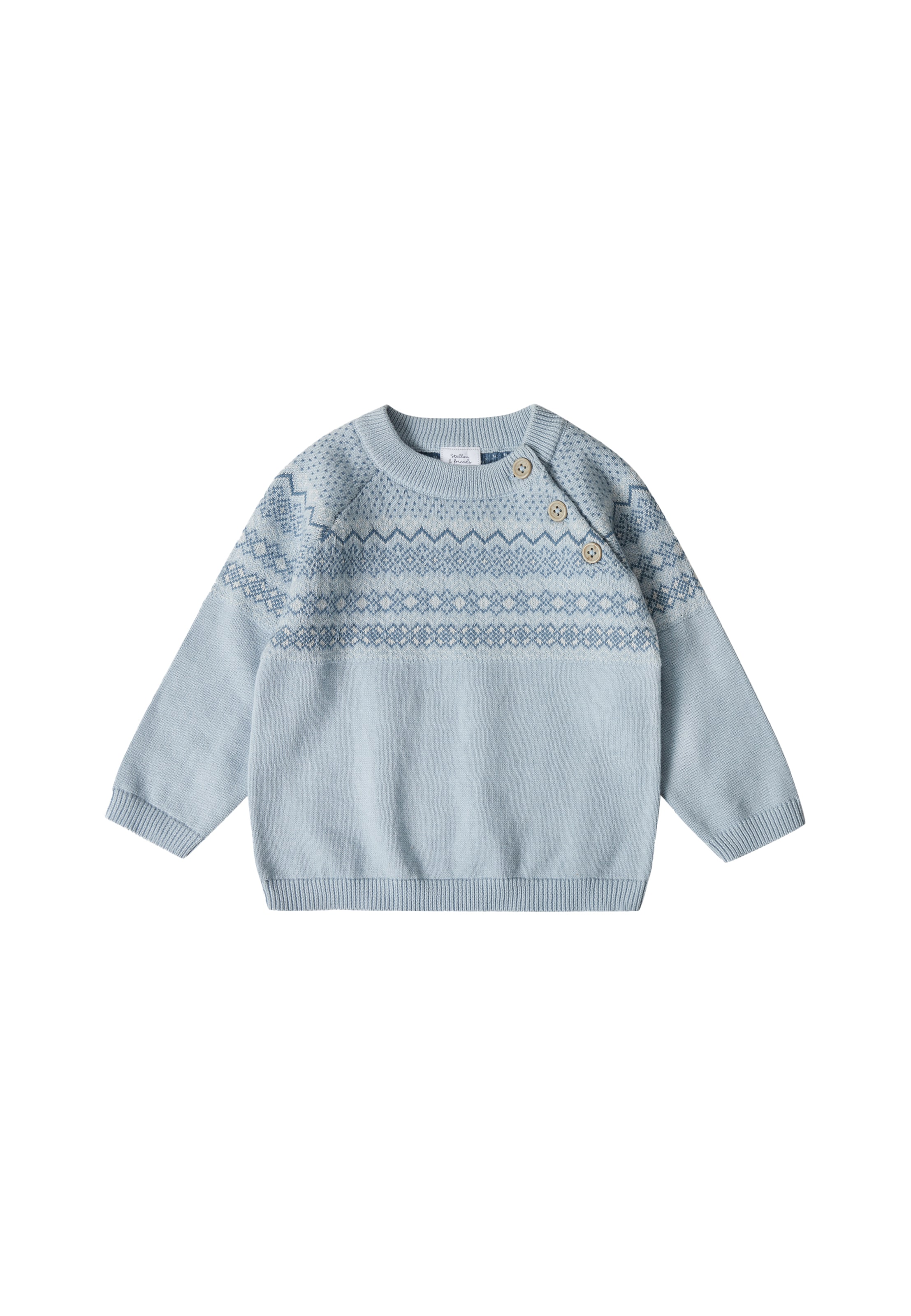 Pull-over Stellou & Friends en bleu : devant