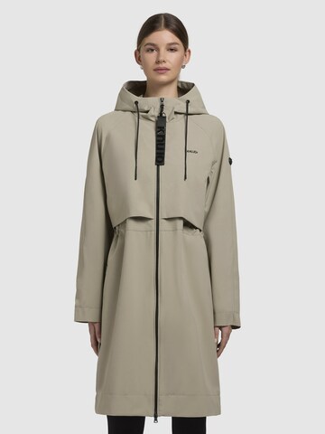Manteau mi-saison 'ADURA' khujo en vert : devant