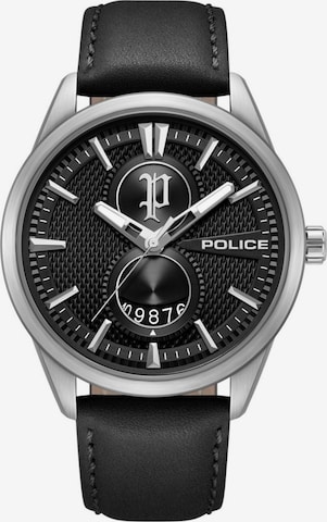 Montre à affichage analogique POLICE en noir : devant