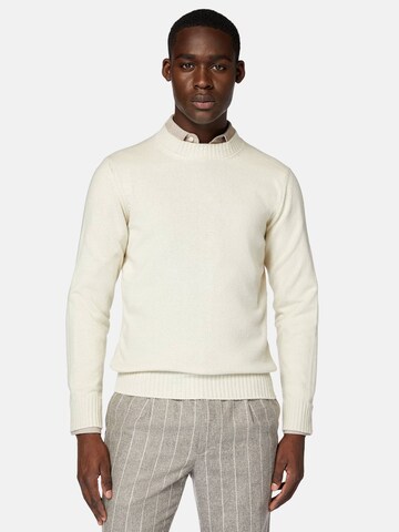 Boggi Milano Pullover in Weiß: Vorderseite