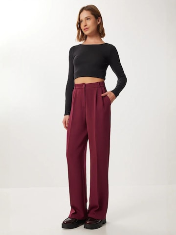 Wide Leg Pantalon 'Hose' Happiness İstanbul en rouge