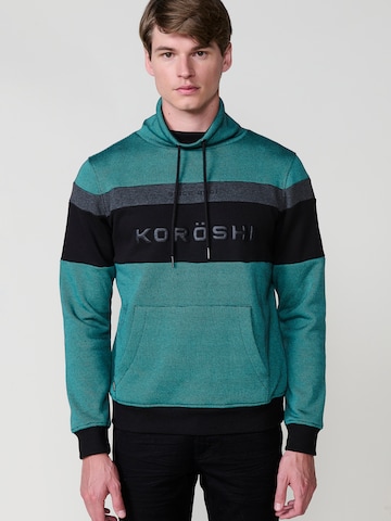 KOROSHI Sweatshirt in Green: front