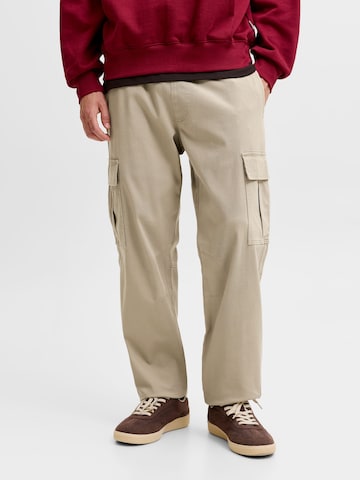 Effilé Pantalon cargo 'JPSTKane Dylan' JACK & JONES en gris : devant