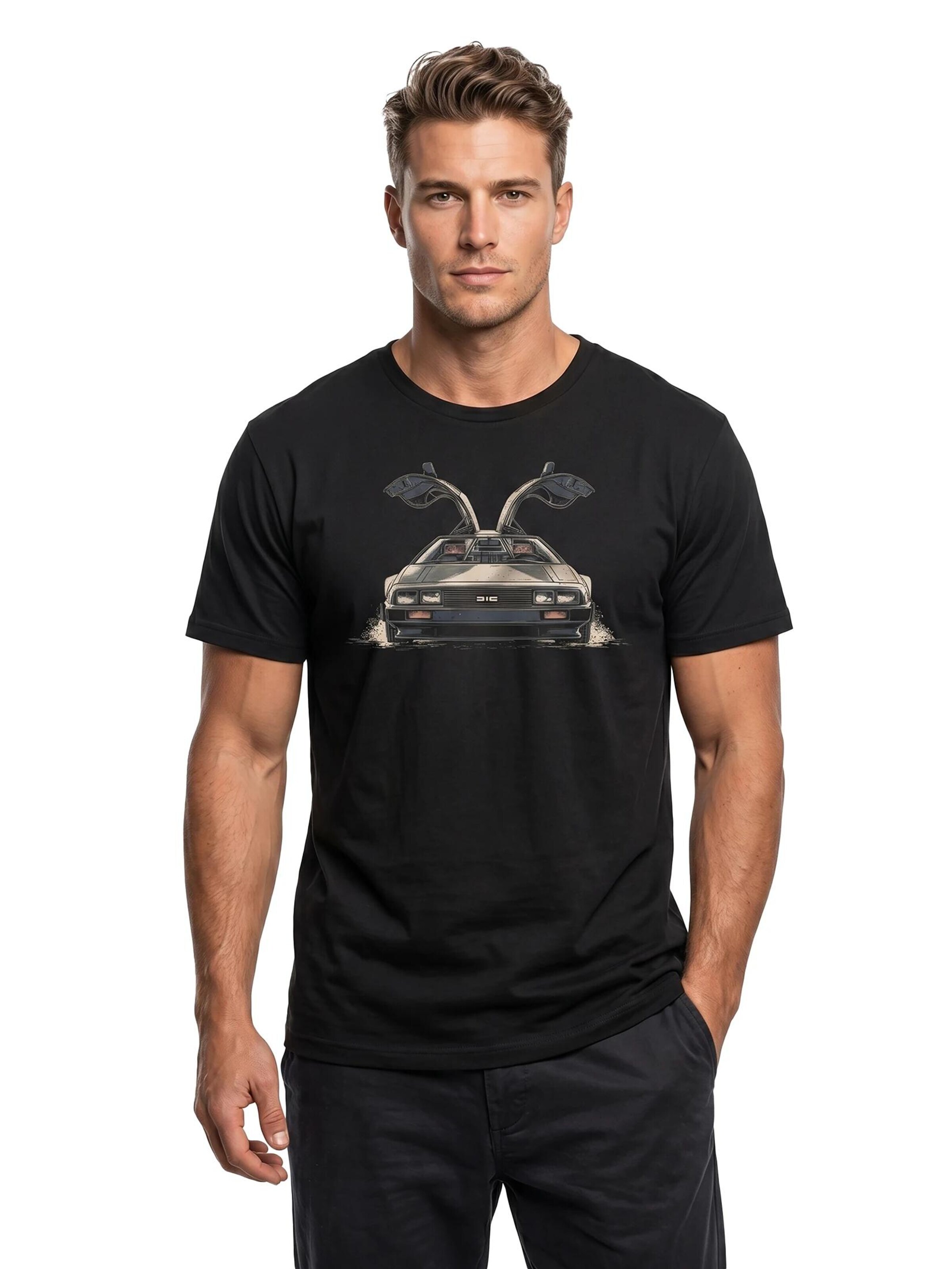 MAKAYA Shirt 'BTF Flügeltürer' in Black