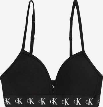 Triangle Soutiens-gorge Calvin Klein Underwear en noir : devant