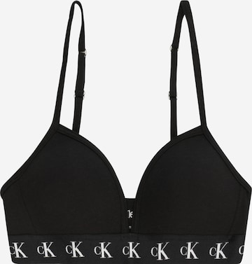 Calvin Klein Underwear Triangel BH in Zwart: voorkant