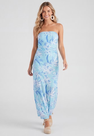 IZIA Jurk in Blauw: voorkant