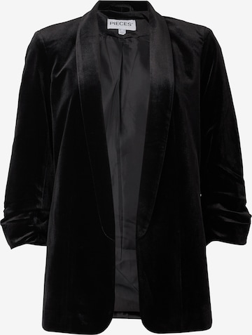 Blazer 'PCBOSELLA' di PIECES in nero: frontale