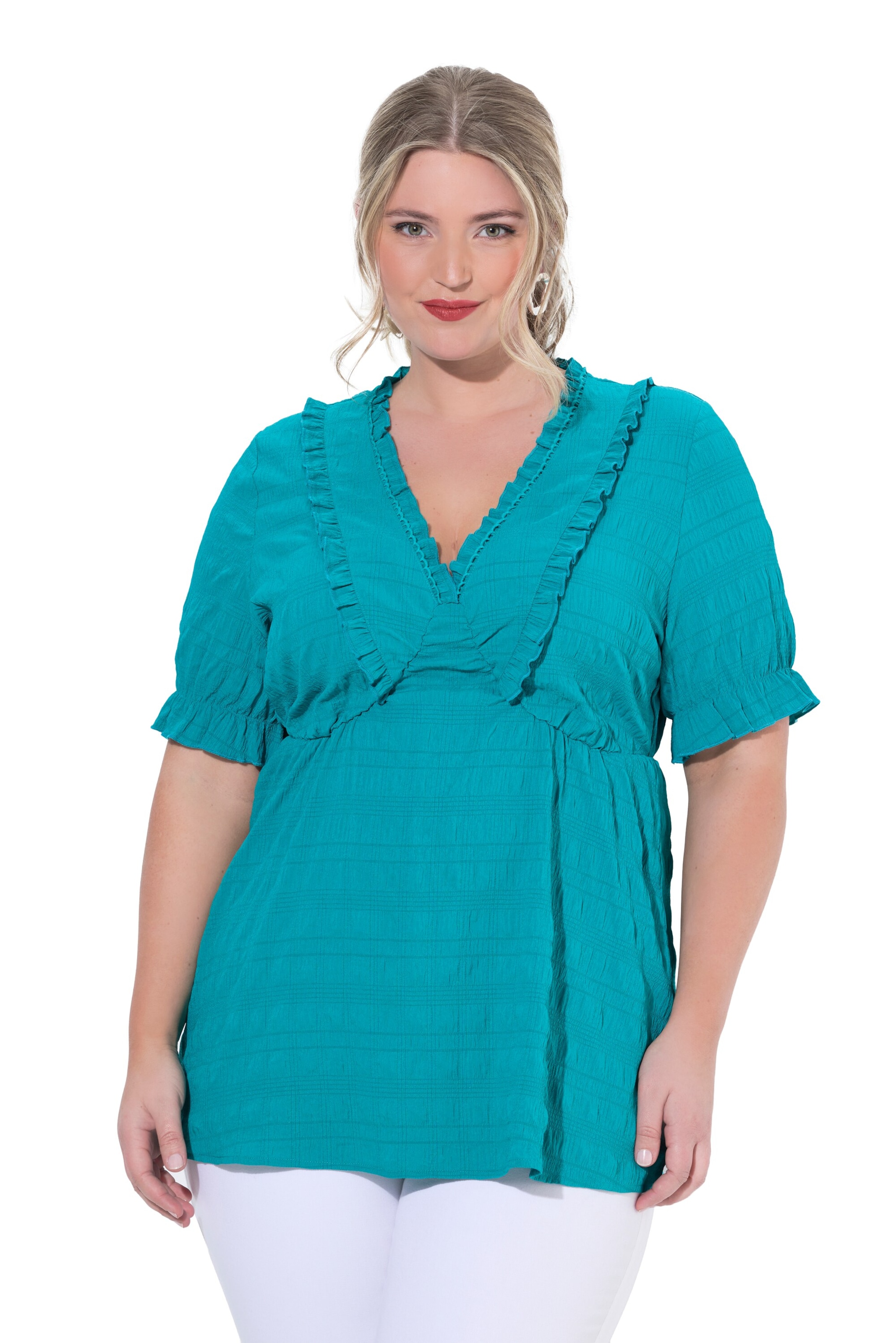 MIAMODA Blouse in Groen: voorkant