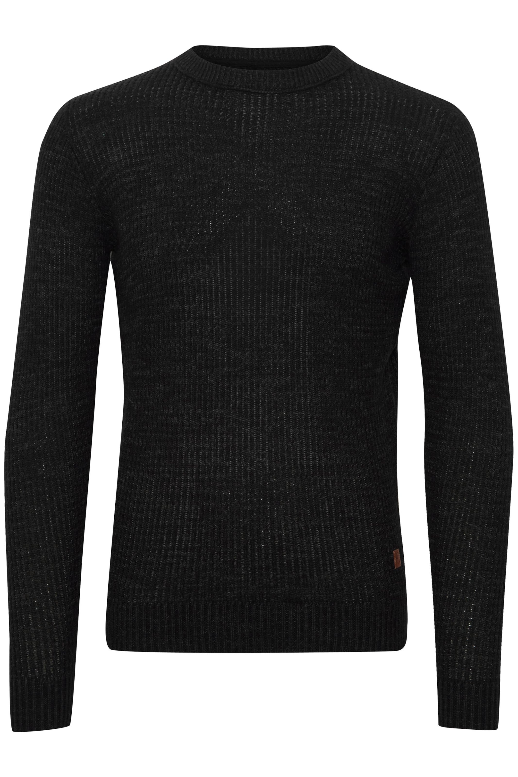 INDICODE JEANS Pullover 'Valerio' in Schwarz: Vorderseite