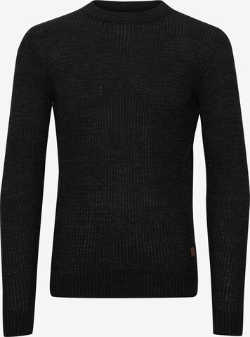 INDICODE JEANS Sweater 'Idvalerio' in Black: front