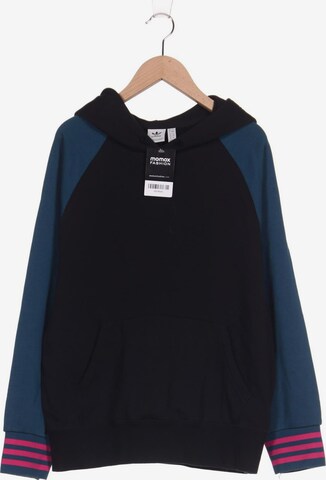 ADIDAS ORIGINALS Sweatshirt & Zip-Up Hoodie in XXXS-XXS in Black: front