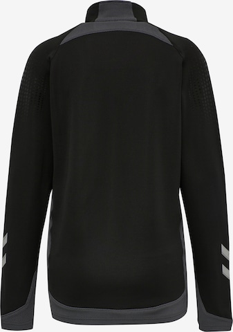 Hummel Athletic Zip-Up Hoodie in Black