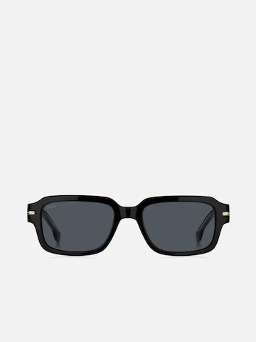 HUGO BOSS Zonnebril 'Hugo Boss BOSS 1596/S Black 53/19/145 MAN Sunglasses' in Zwart: voorkant