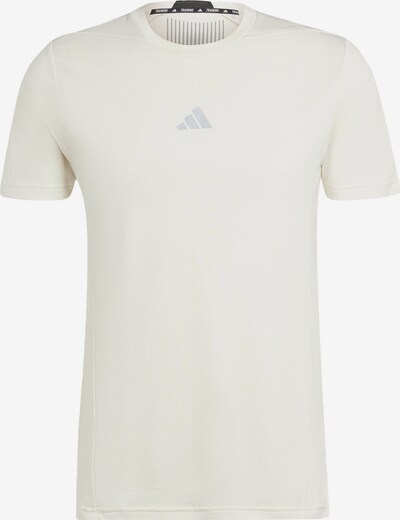 ADIDAS PERFORMANCE Функционална тениска 'Designed for Training HIIT' в светлосиво / бяло, Преглед на продукта