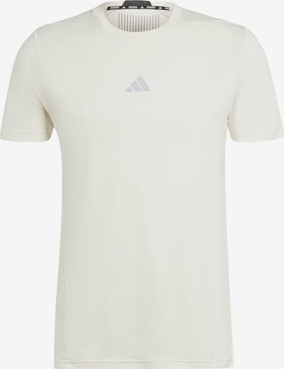 ADIDAS PERFORMANCE T-Shirt fonctionnel 'Designed for Training HIIT' en gris clair / blanc, Vue avec produit