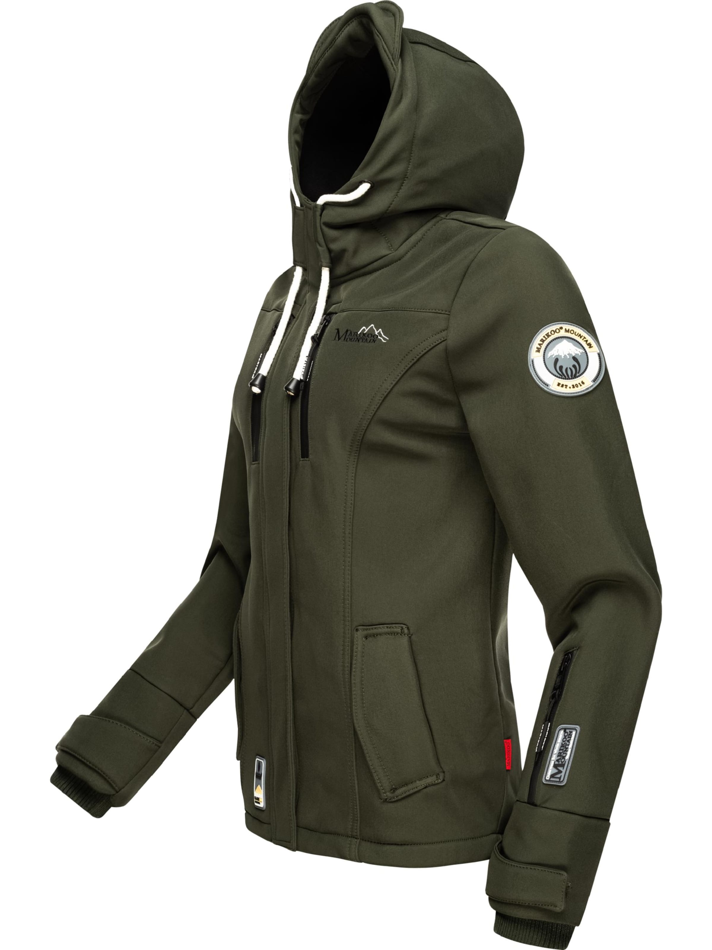 MARIKOO Функциональная куртка 'Kleinezicke' в Зеленый