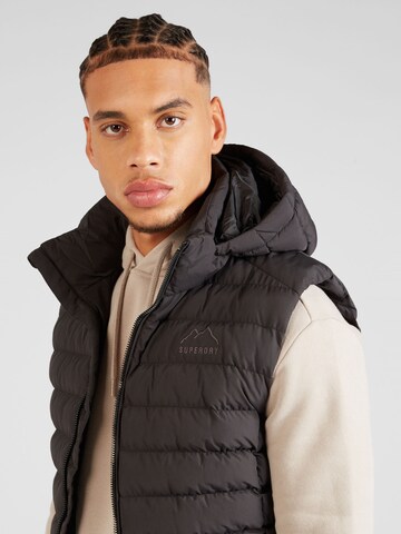 Superdry Bodywarmer 'Fuji' in Zwart