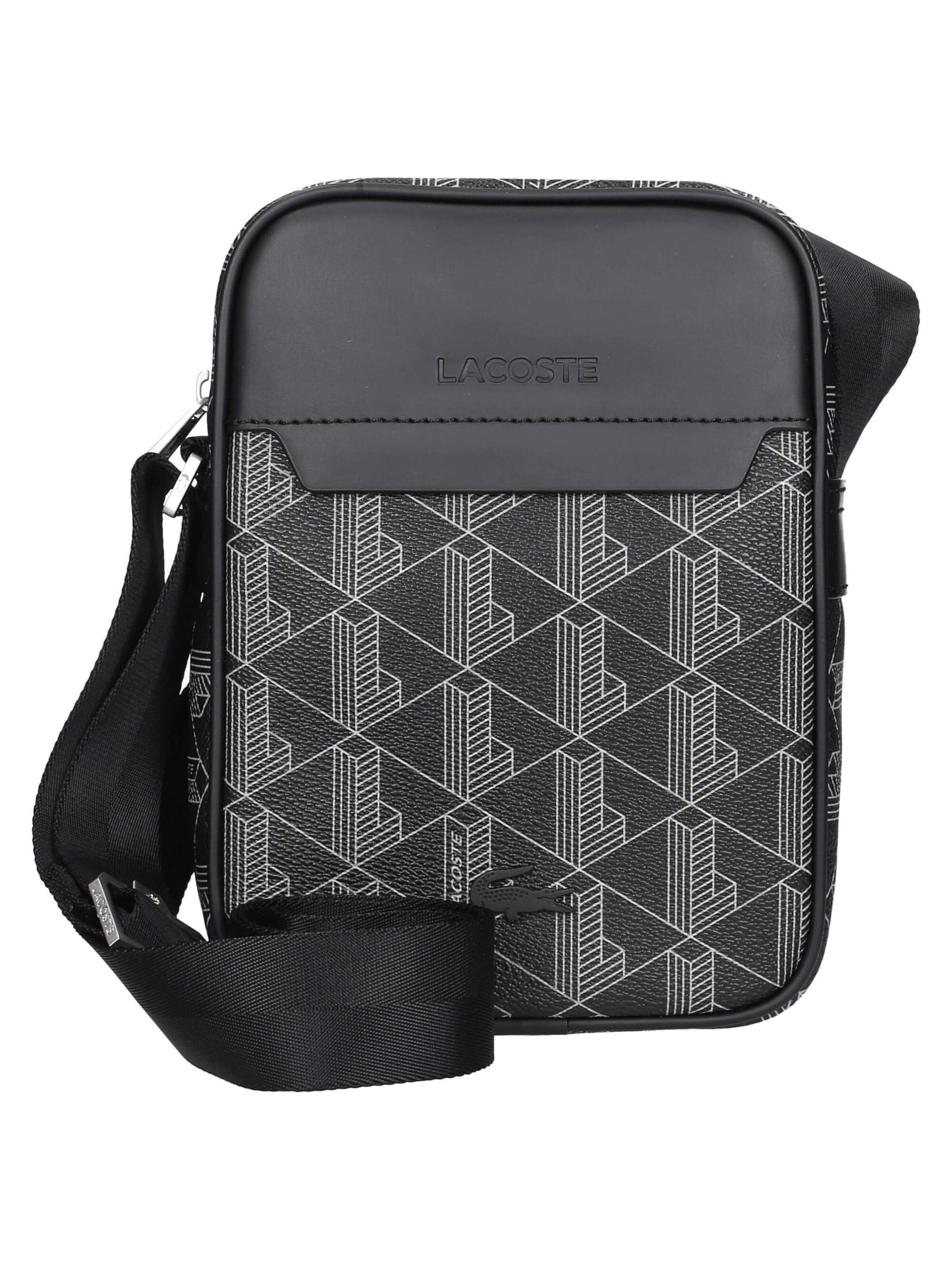 LACOSTE Crossbody Bag 'The Blend' in Grey: front