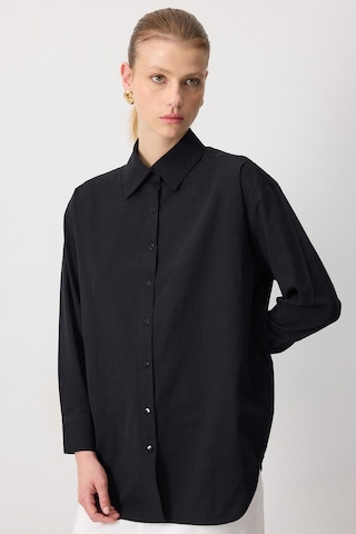 Touche Prive Bluse in Schwarz: Vorderseite