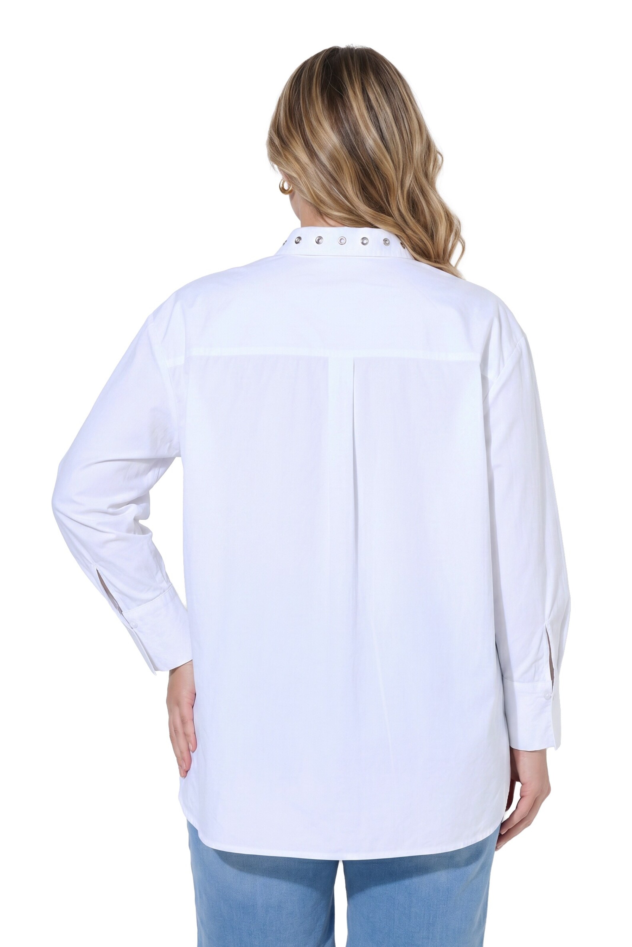 MIAMODA Blouse in White
