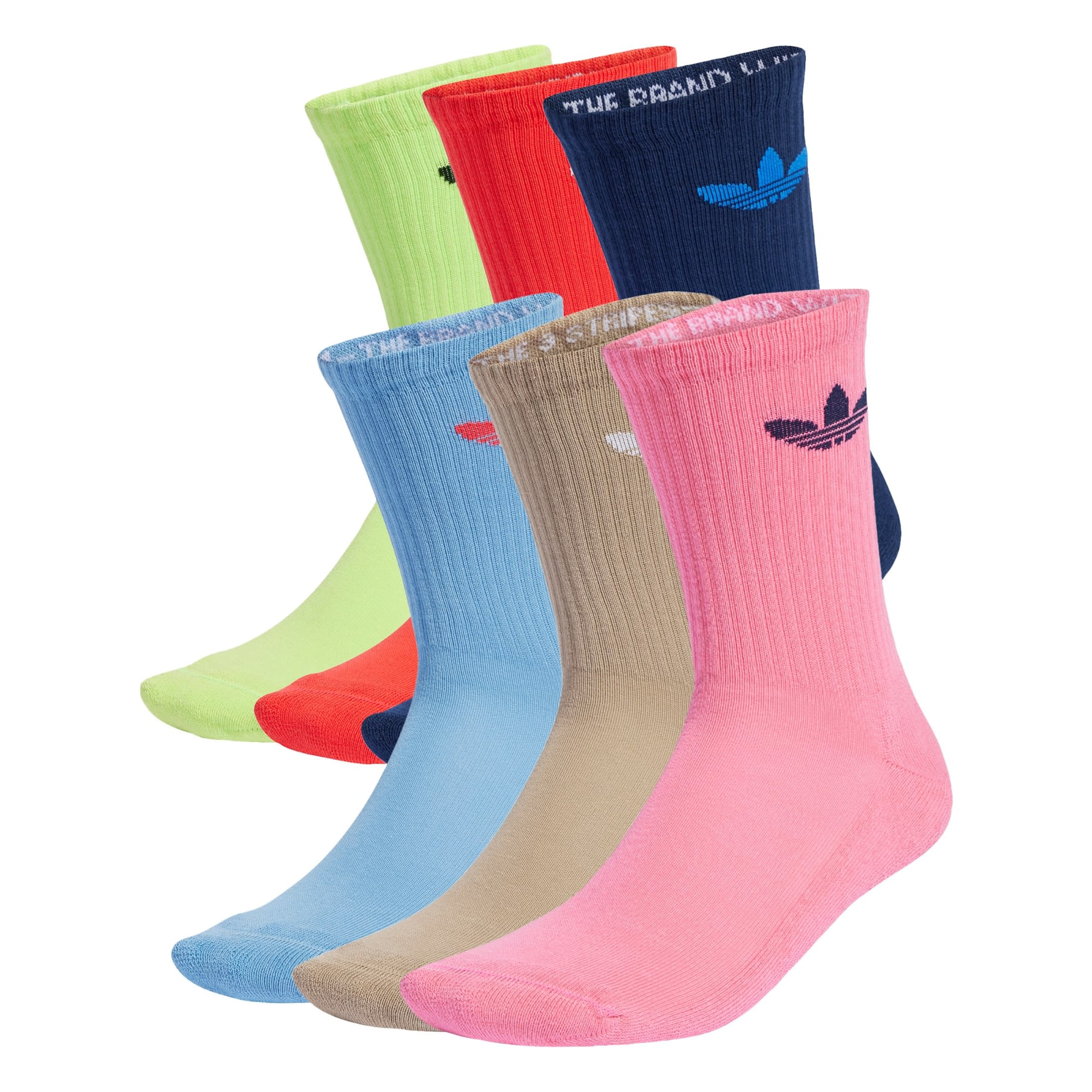 ADIDAS ORIGINALS Socks 'Trefoil' in Blue: front