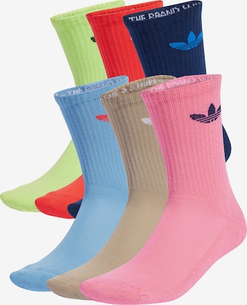 ADIDAS ORIGINALS Socks 'Trefoil' in Blue: front
