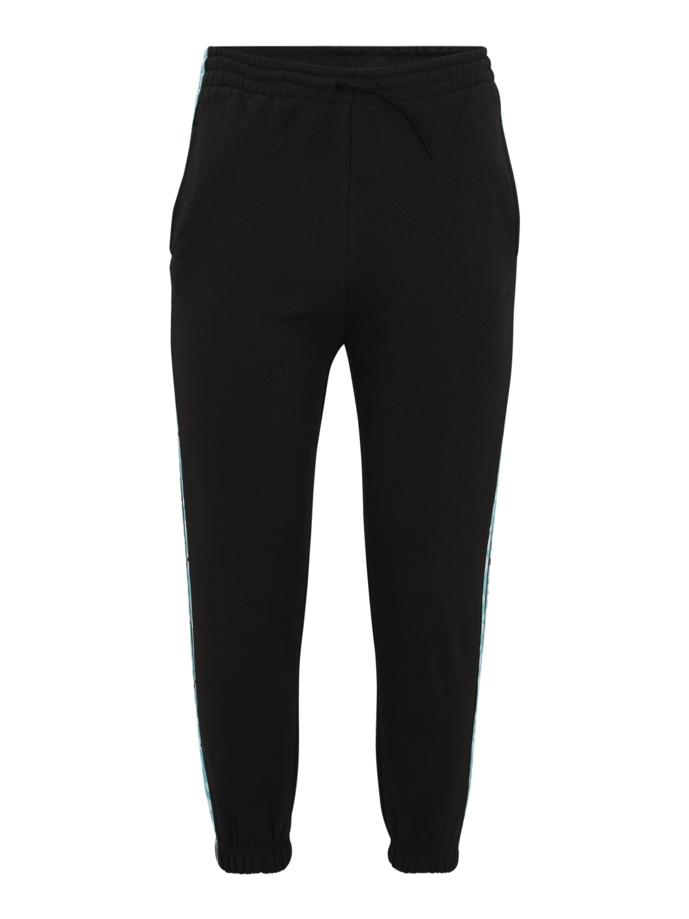 ADIDAS SPORTSWEAR Regular Sports trousers in Black: front