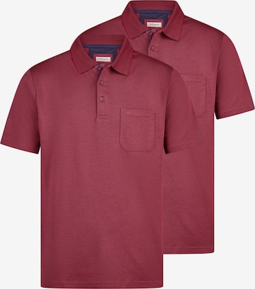 redmond Shirt 'Basic' in Rot: Vorderseite