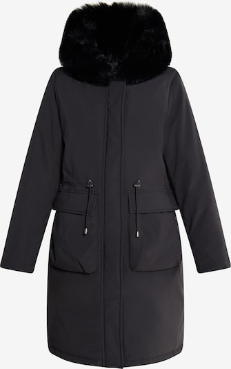 usha BLACK LABEL Winterparka in schwarz, Produktansicht