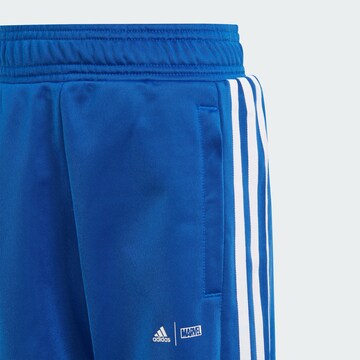 ADIDAS SPORTSWEAR Regular Workout Pants 'Marvel Avengers' in Blue