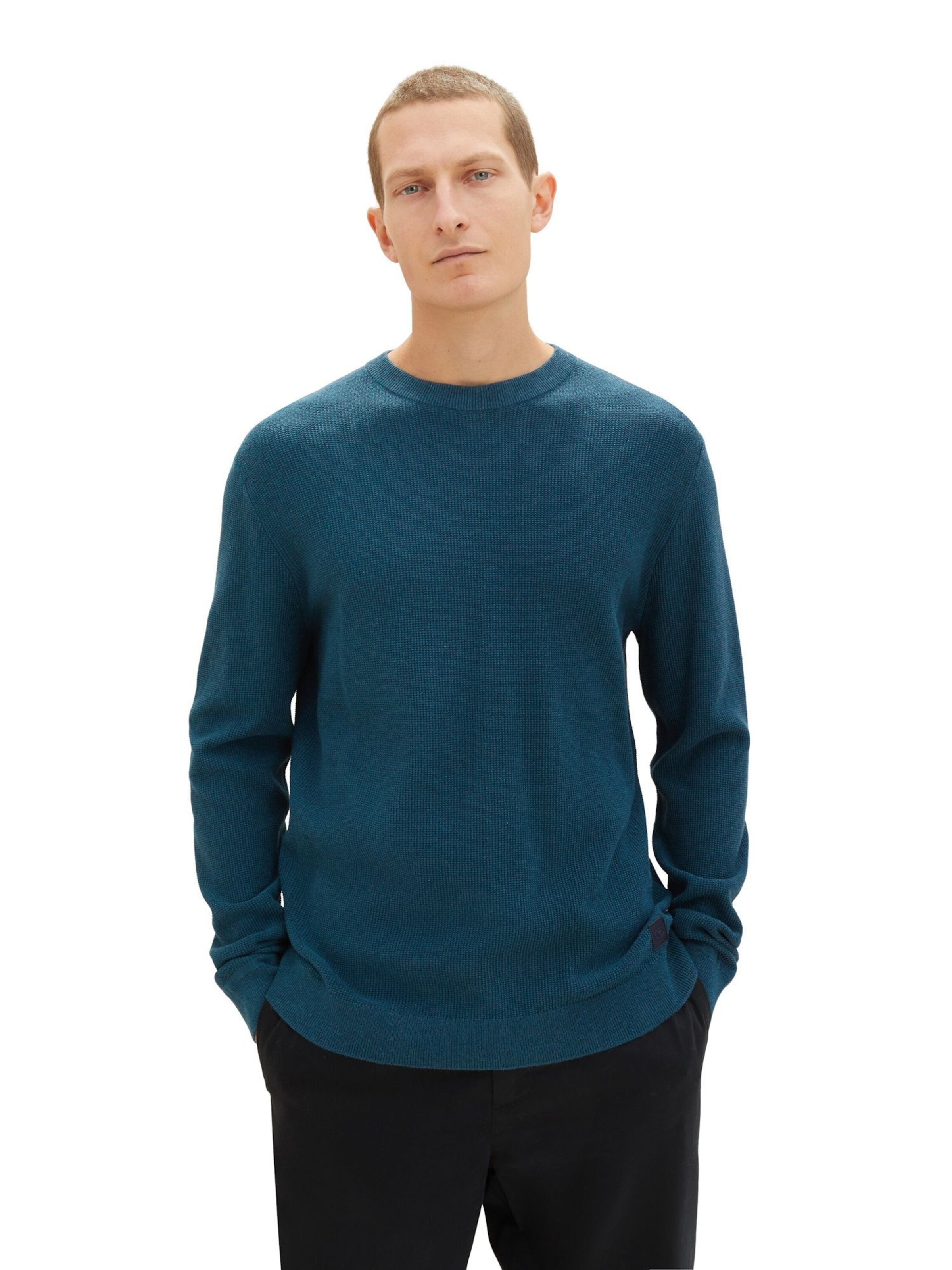 Pull-over TOM TAILOR en vert : devant