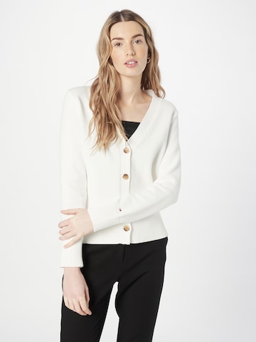 TOMMY HILFIGER Knit cardigan in White: front