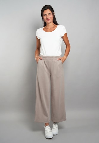 Seidel Moden Loose fit Pants in White: front