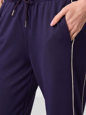 Wide Leg Pantalon Tommy Life en violet