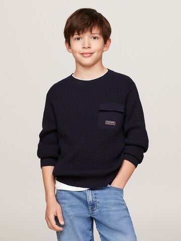 TOMMY HILFIGER Sweatshirt in Blau: Vorderseite