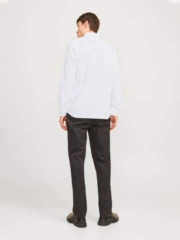 JACK & JONES Slim fit Button Up Shirt 'JPRBLAParker' in White