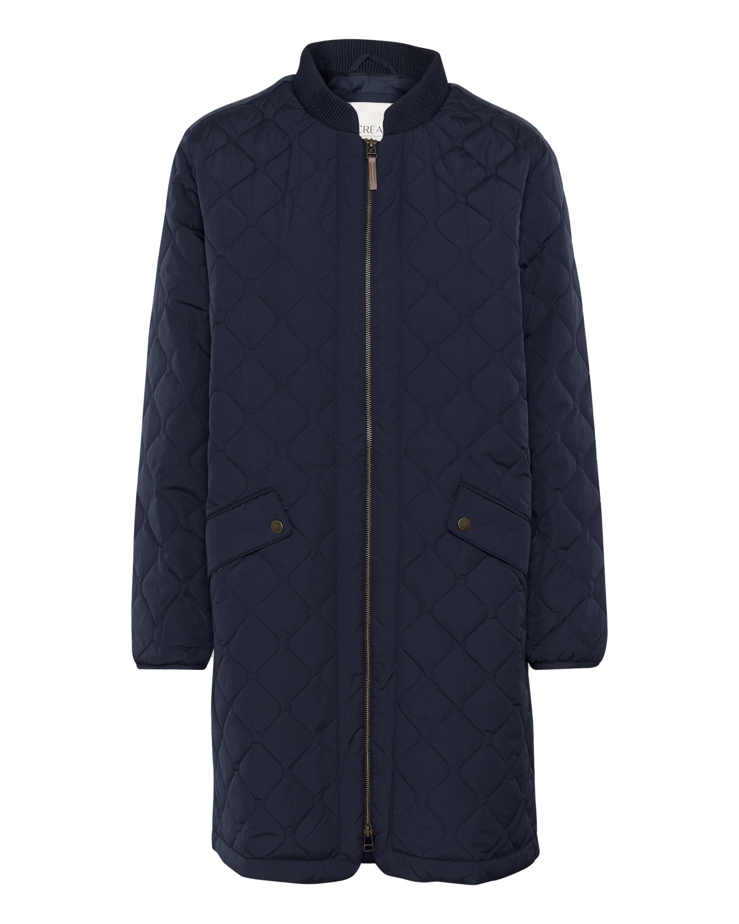 Cream Übergangsmantel 'Arwen' in Blau: Vorderseite