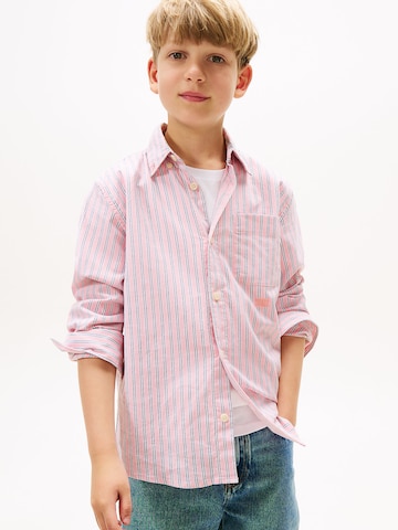 TOMMY HILFIGER Regular fit Overhemd in Roze: voorkant