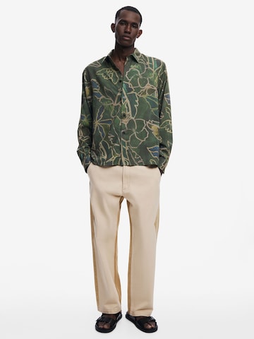 Desigual Regular fit Skjorta i grön