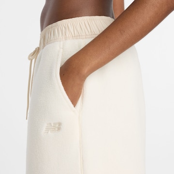 Wide Leg Pantalon new balance en blanc