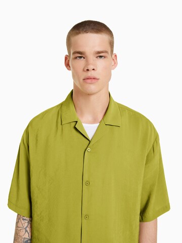 Bershka Regular fit Skjorta i grön