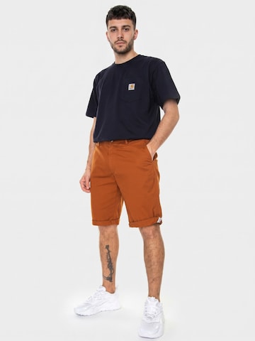 Ben Sherman Baggy Pants 'M' Signature Chino Short Tan' in Brown: front