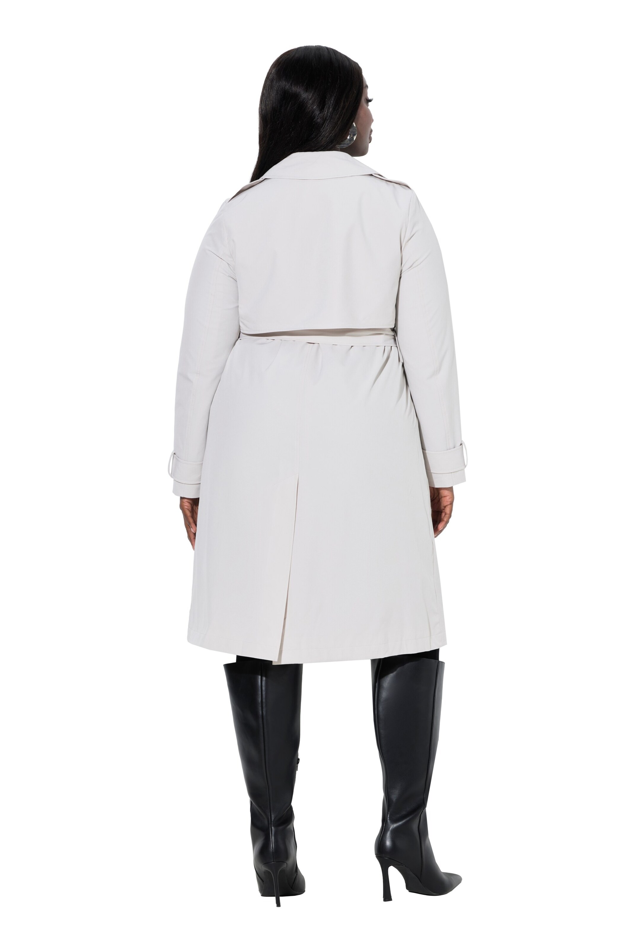 Ulla Popken Between-seasons coat in White